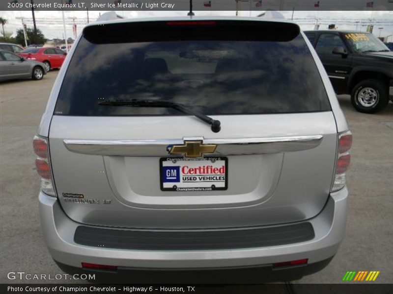 Silver Ice Metallic / Light Gray 2009 Chevrolet Equinox LT