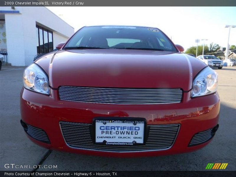 Victory Red / Gray 2009 Chevrolet Impala SS