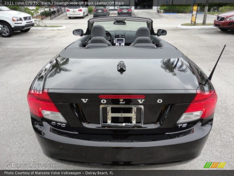 Black / Soverign Hide Off Black Leather/Off Black 2011 Volvo C70 T5