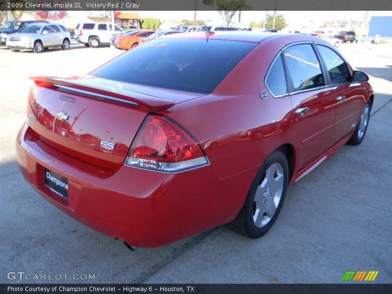 Victory Red / Gray 2009 Chevrolet Impala SS
