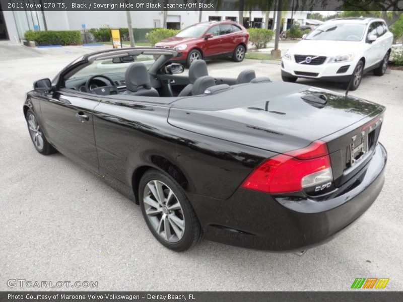 Black / Soverign Hide Off Black Leather/Off Black 2011 Volvo C70 T5