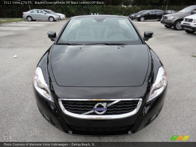 Black / Soverign Hide Off Black Leather/Off Black 2011 Volvo C70 T5
