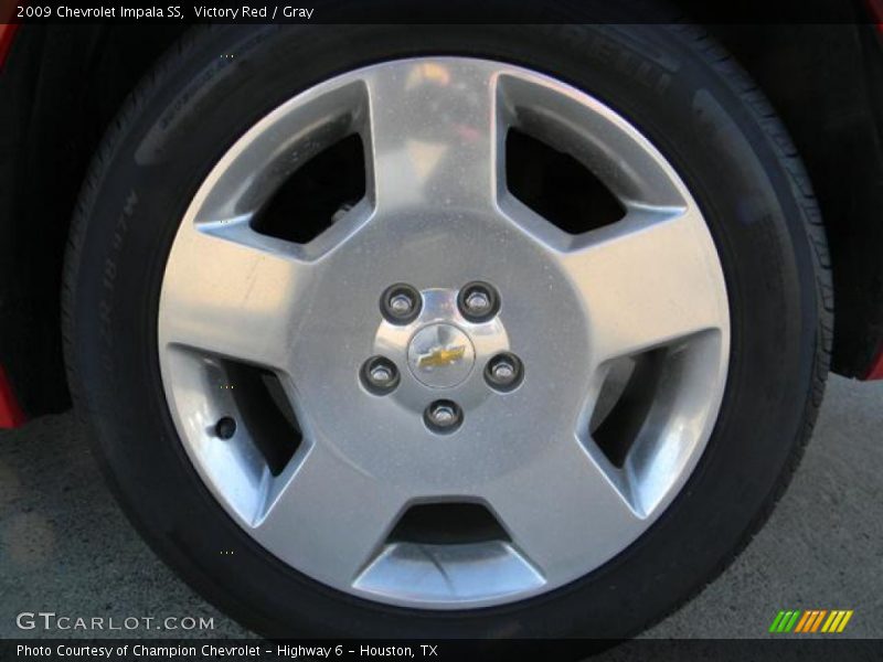 Victory Red / Gray 2009 Chevrolet Impala SS
