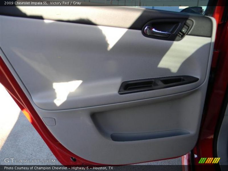 Victory Red / Gray 2009 Chevrolet Impala SS