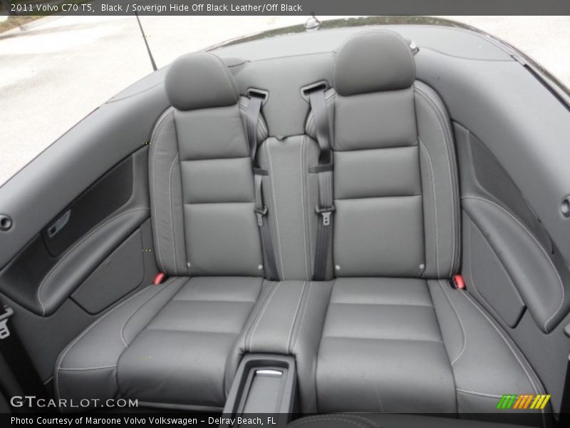 Black / Soverign Hide Off Black Leather/Off Black 2011 Volvo C70 T5