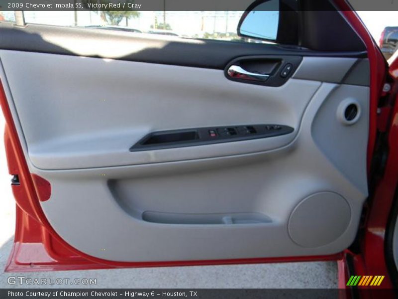 Victory Red / Gray 2009 Chevrolet Impala SS