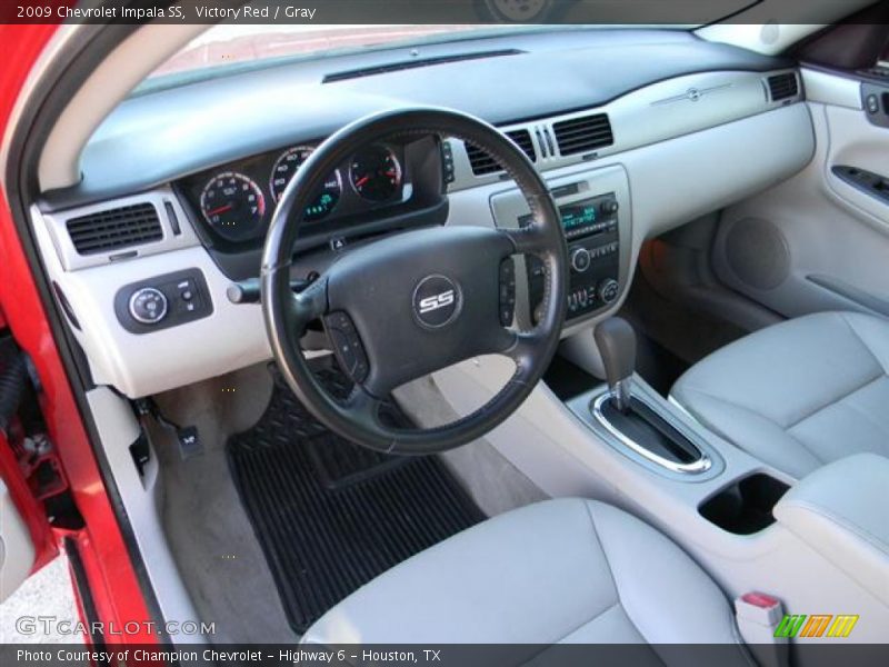 Victory Red / Gray 2009 Chevrolet Impala SS
