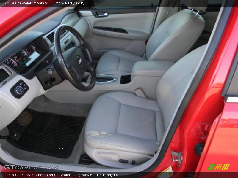 Victory Red / Gray 2009 Chevrolet Impala SS