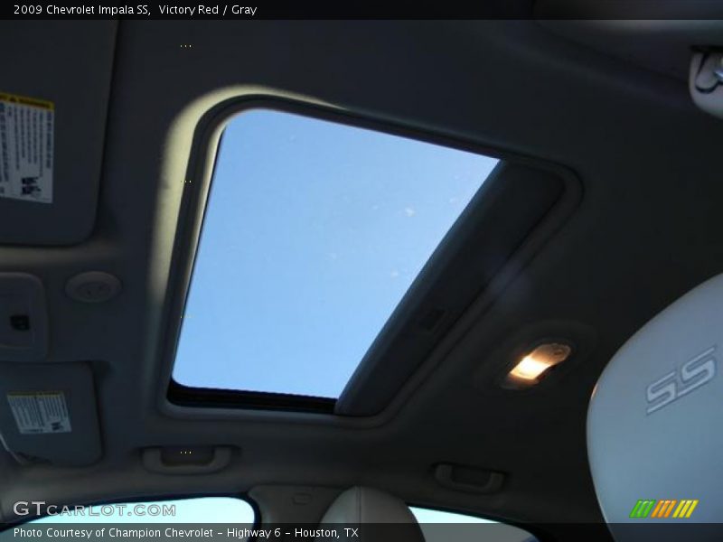 Victory Red / Gray 2009 Chevrolet Impala SS