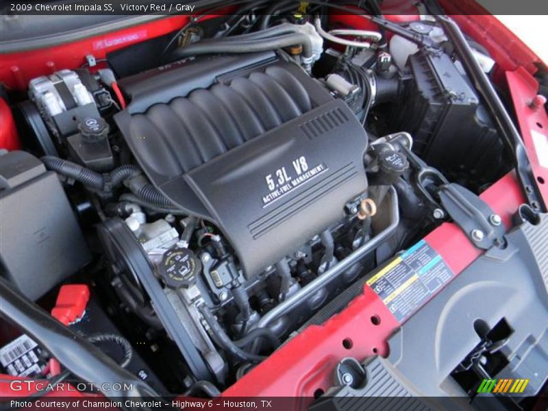 Victory Red / Gray 2009 Chevrolet Impala SS