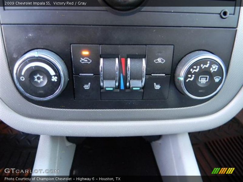 Victory Red / Gray 2009 Chevrolet Impala SS