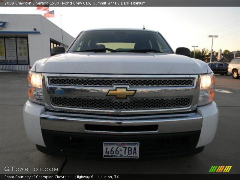 Summit White / Dark Titanium 2009 Chevrolet Silverado 1500 Hybrid Crew Cab