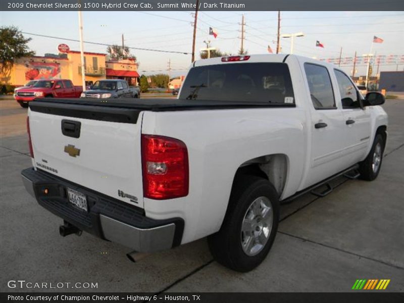 Summit White / Dark Titanium 2009 Chevrolet Silverado 1500 Hybrid Crew Cab