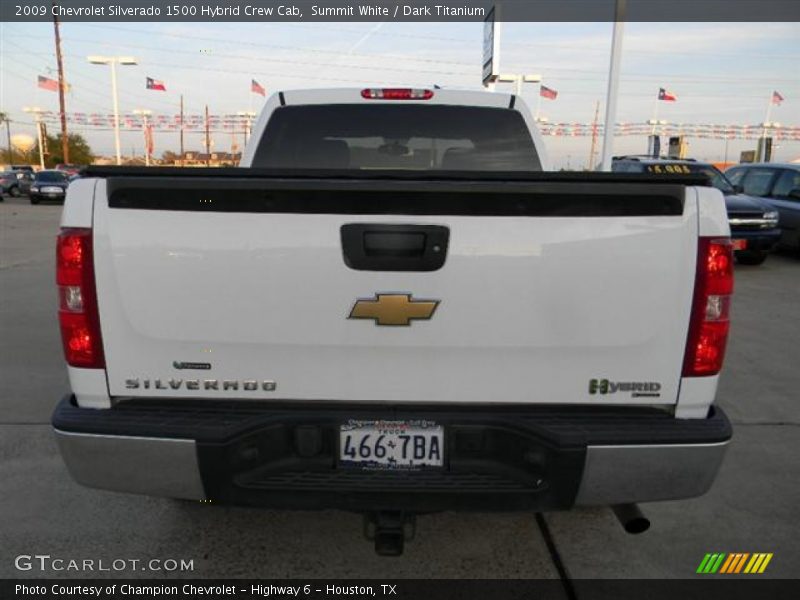 Summit White / Dark Titanium 2009 Chevrolet Silverado 1500 Hybrid Crew Cab