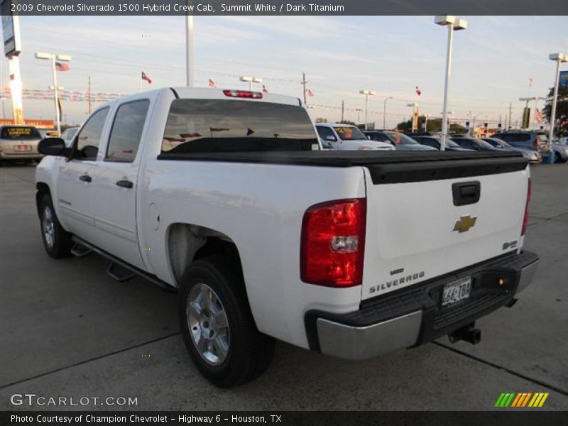 Summit White / Dark Titanium 2009 Chevrolet Silverado 1500 Hybrid Crew Cab
