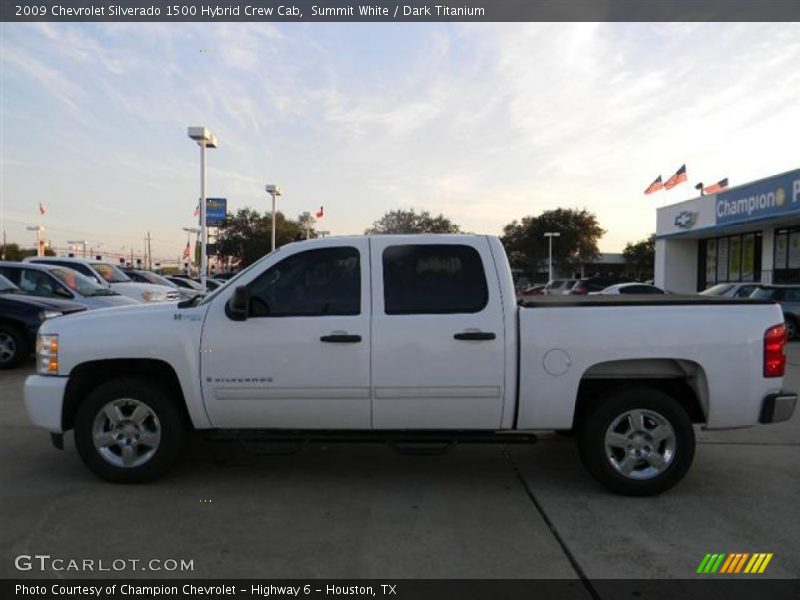 Summit White / Dark Titanium 2009 Chevrolet Silverado 1500 Hybrid Crew Cab