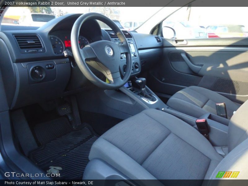  2007 Rabbit 2 Door Anthracite Interior