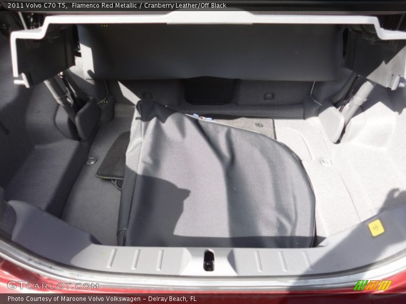 Flamenco Red Metallic / Cranberry Leather/Off Black 2011 Volvo C70 T5