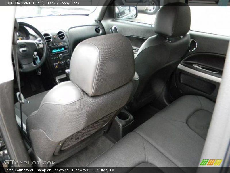  2008 HHR SS Ebony Black Interior
