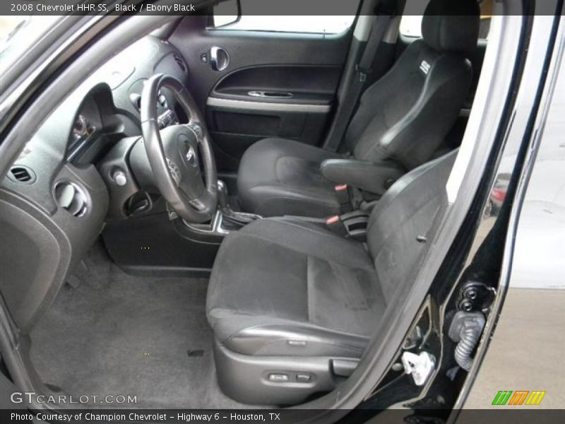  2008 HHR SS Ebony Black Interior