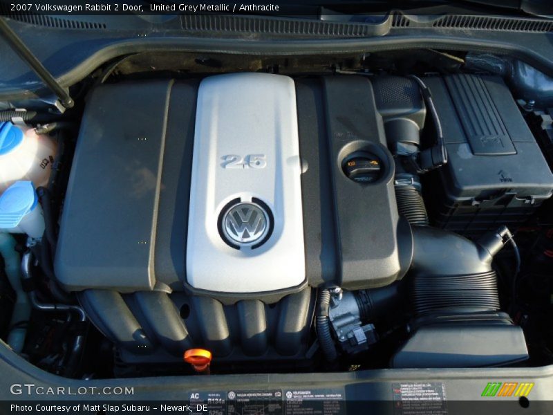  2007 Rabbit 2 Door Engine - 2.5L DOHC 20V Inline 5 Cylinder