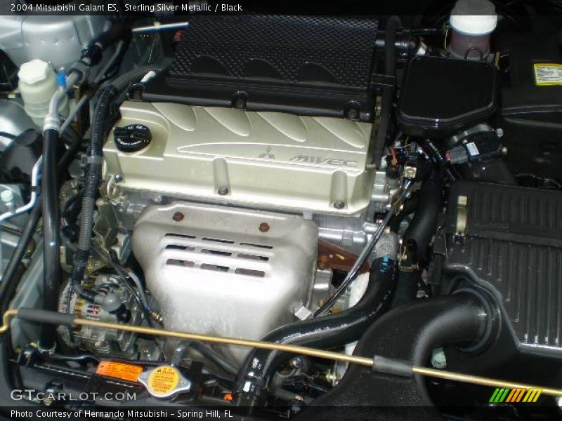 Sterling Silver Metallic / Black 2004 Mitsubishi Galant ES