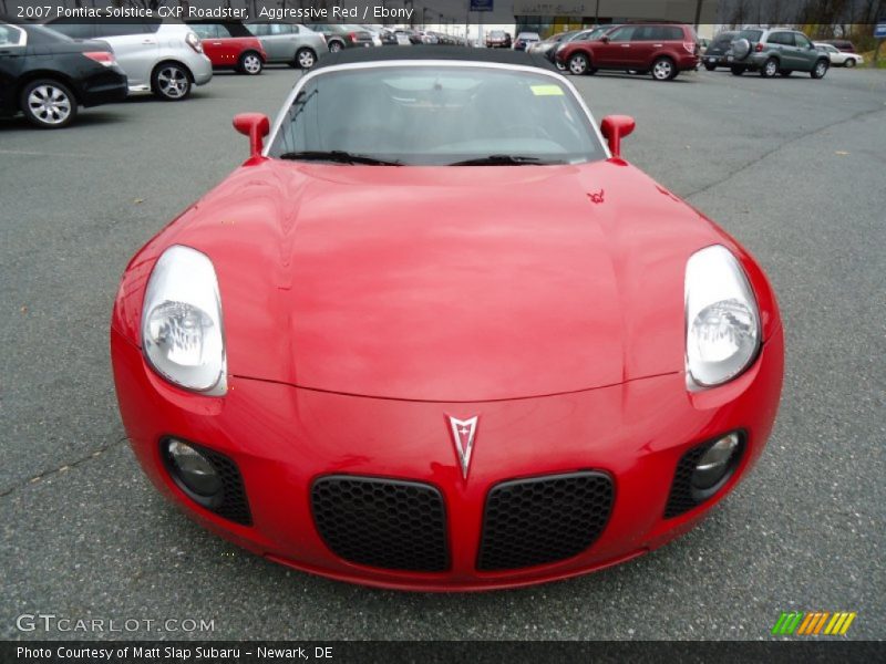Aggressive Red / Ebony 2007 Pontiac Solstice GXP Roadster