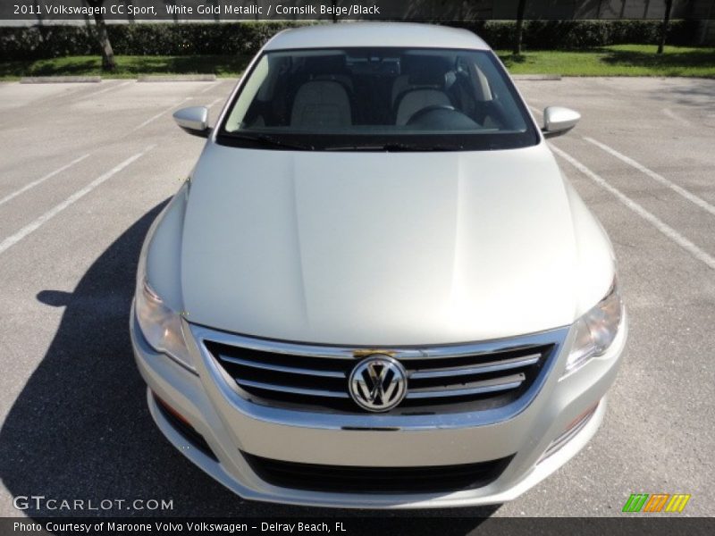White Gold Metallic / Cornsilk Beige/Black 2011 Volkswagen CC Sport