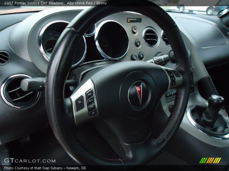 Aggressive Red / Ebony 2007 Pontiac Solstice GXP Roadster