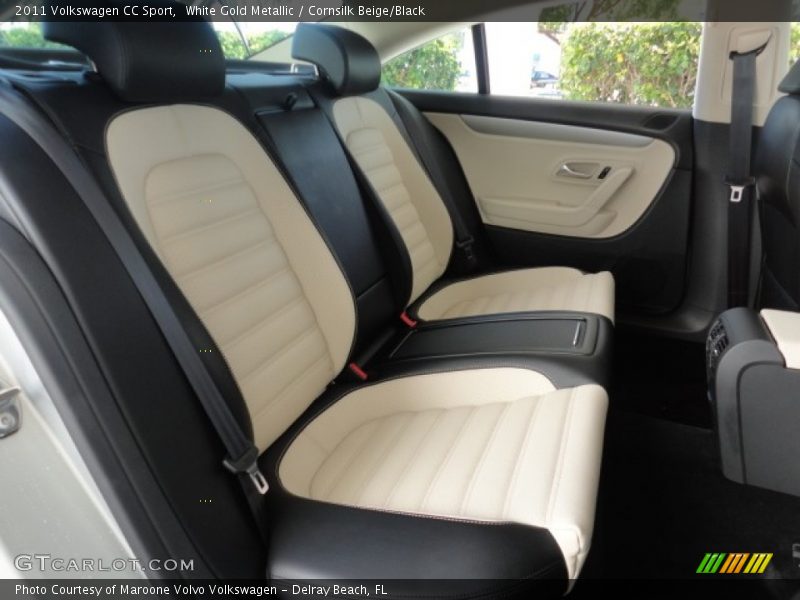 White Gold Metallic / Cornsilk Beige/Black 2011 Volkswagen CC Sport