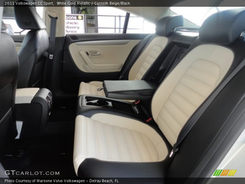 White Gold Metallic / Cornsilk Beige/Black 2011 Volkswagen CC Sport