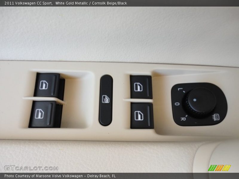 White Gold Metallic / Cornsilk Beige/Black 2011 Volkswagen CC Sport