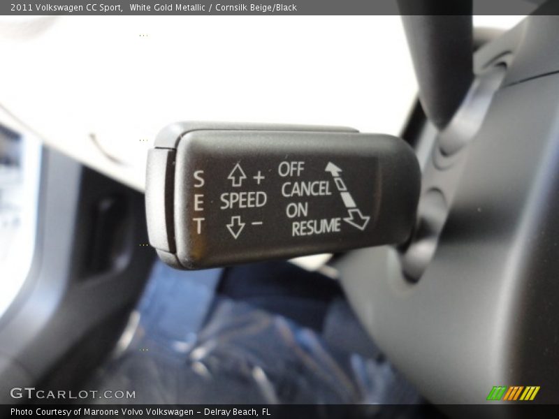 White Gold Metallic / Cornsilk Beige/Black 2011 Volkswagen CC Sport
