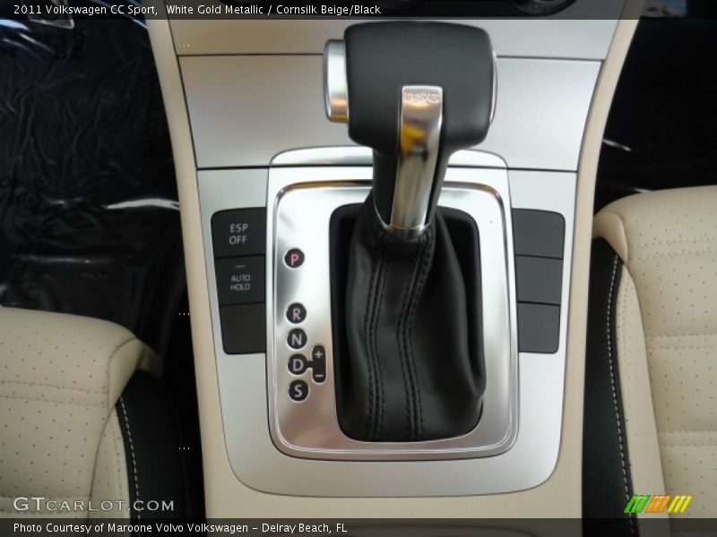 White Gold Metallic / Cornsilk Beige/Black 2011 Volkswagen CC Sport