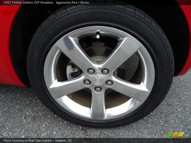 Aggressive Red / Ebony 2007 Pontiac Solstice GXP Roadster