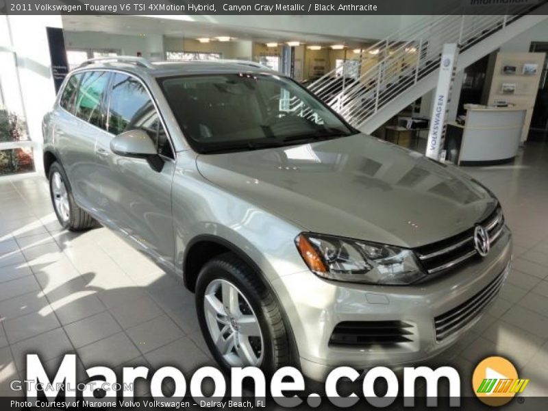 Canyon Gray Metallic / Black Anthracite 2011 Volkswagen Touareg V6 TSI 4XMotion Hybrid