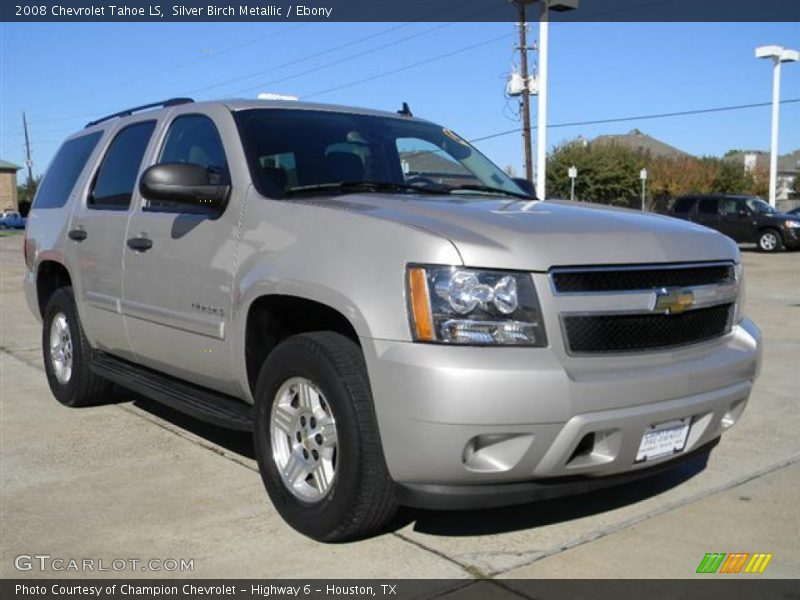 Silver Birch Metallic / Ebony 2008 Chevrolet Tahoe LS