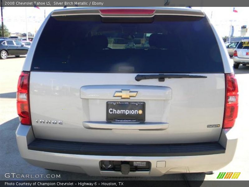 Silver Birch Metallic / Ebony 2008 Chevrolet Tahoe LS