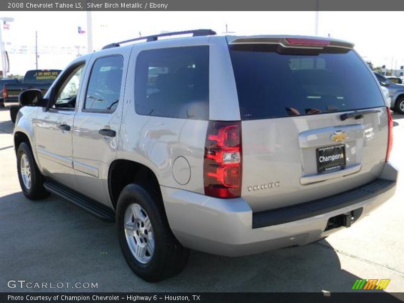 Silver Birch Metallic / Ebony 2008 Chevrolet Tahoe LS