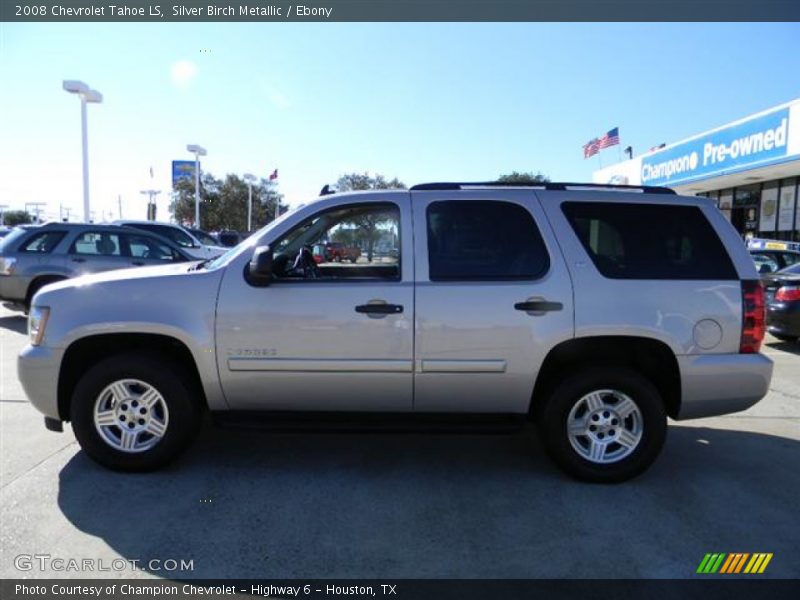 Silver Birch Metallic / Ebony 2008 Chevrolet Tahoe LS