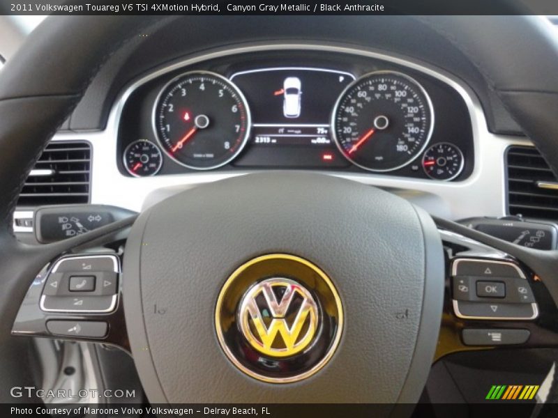 Canyon Gray Metallic / Black Anthracite 2011 Volkswagen Touareg V6 TSI 4XMotion Hybrid