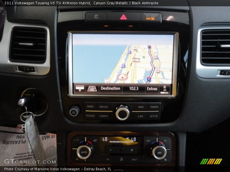 Canyon Gray Metallic / Black Anthracite 2011 Volkswagen Touareg V6 TSI 4XMotion Hybrid