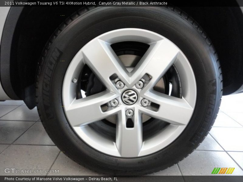 Canyon Gray Metallic / Black Anthracite 2011 Volkswagen Touareg V6 TSI 4XMotion Hybrid
