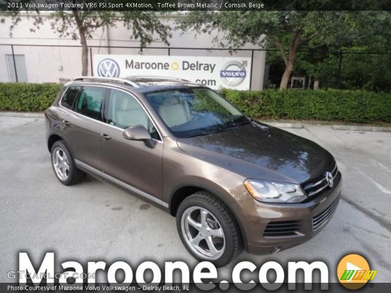 Toffee Brown Metallic / Cornsilk Beige 2011 Volkswagen Touareg VR6 FSI Sport 4XMotion