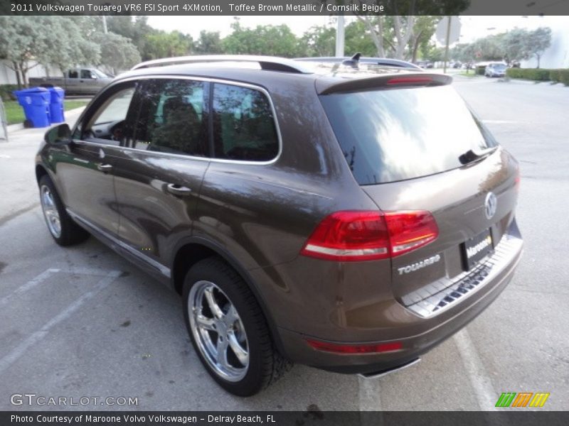 Toffee Brown Metallic / Cornsilk Beige 2011 Volkswagen Touareg VR6 FSI Sport 4XMotion