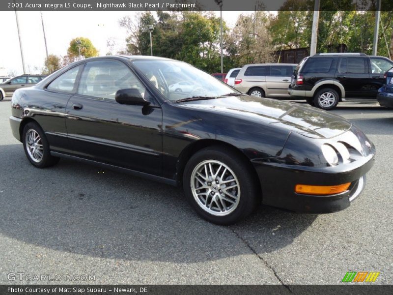 Nighthawk Black Pearl / Parchment 2001 Acura Integra LS Coupe