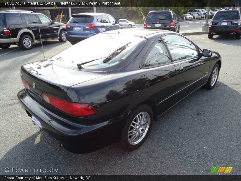 Nighthawk Black Pearl / Parchment 2001 Acura Integra LS Coupe
