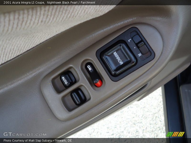 Nighthawk Black Pearl / Parchment 2001 Acura Integra LS Coupe