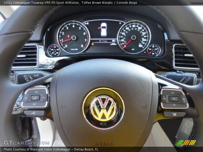 Toffee Brown Metallic / Cornsilk Beige 2011 Volkswagen Touareg VR6 FSI Sport 4XMotion