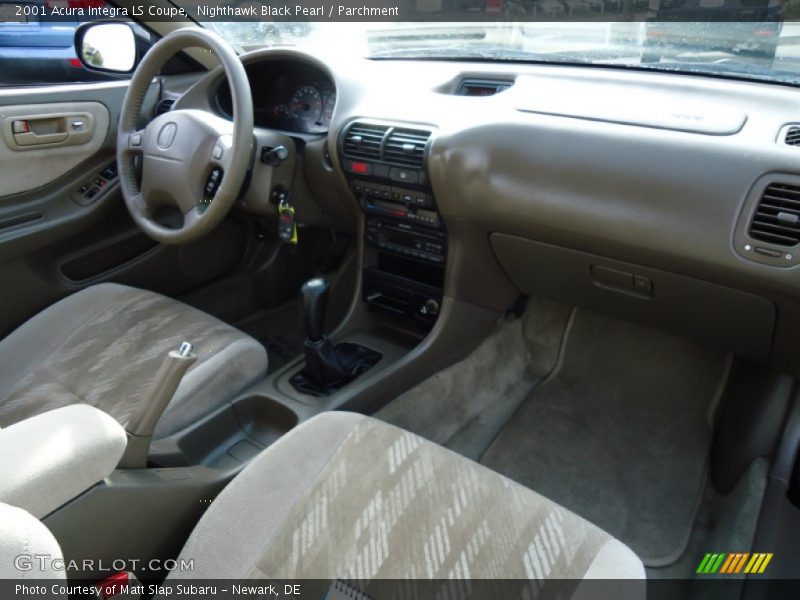 Nighthawk Black Pearl / Parchment 2001 Acura Integra LS Coupe